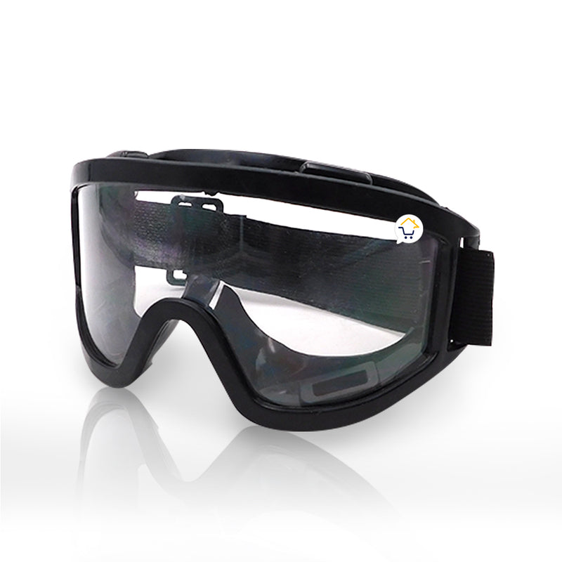 Gafas Motocross Anti Fluido Transparente Ajustables Antiparras 2058